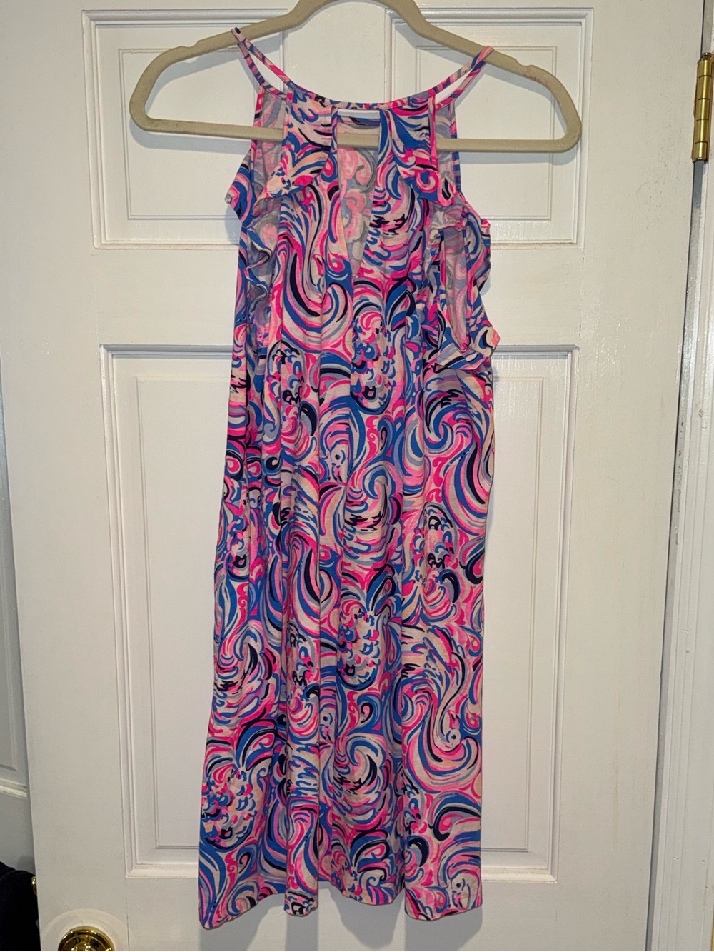 Lilly Pulitzer Billie swing dress in “Raz Berry Flamingoals” - Picture 2 of 3